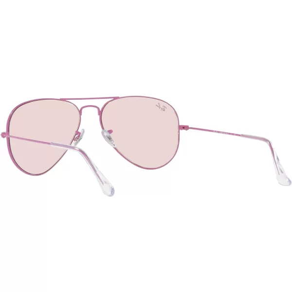 RayBan RB3025 Classic Evolve Photochromic Aviator SunglassesVioletPhotochromic Evolve PinkViolet