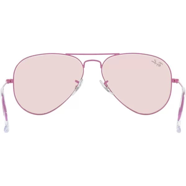 RayBan RB3025 Classic Evolve Photochromic Aviator SunglassesVioletPhotochromic Evolve PinkViolet