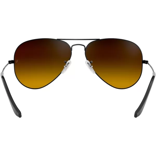 RayBan RB3025 Classic Mirrored Aviator SunglassesDemi Gloss Brushed BronzeBrown Mirrored Red