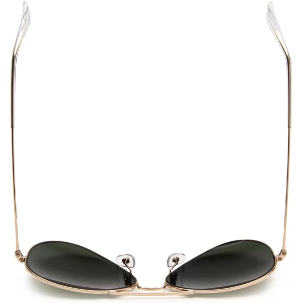 RayBan RB3025 Classic Mirrored Aviator SunglassesGoldCrystal Gold Mirror