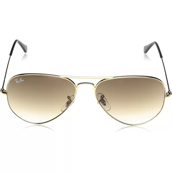 RayBan RB3025 Classic Mirrored Aviator SunglassesGoldCrystal Gold Mirror