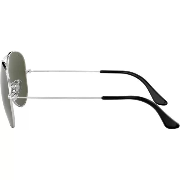 RayBan RB3025 Classic Mirrored Aviator SunglassesSilverGrey Mirror