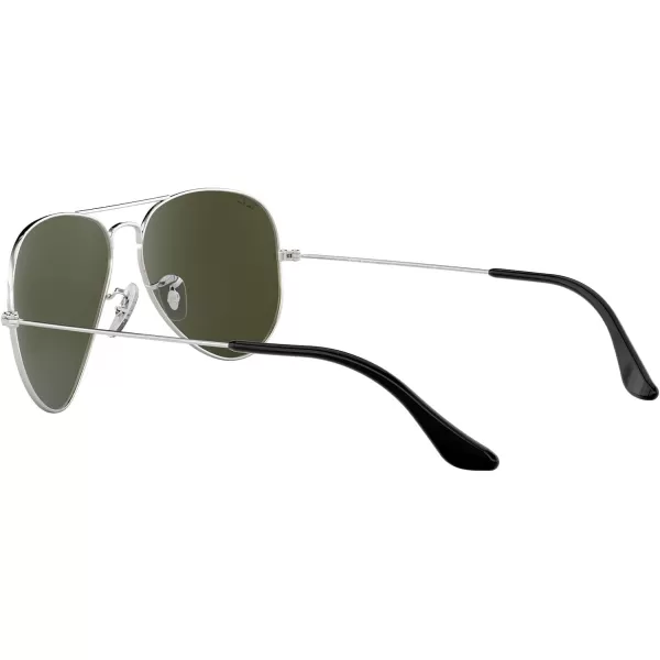 RayBan RB3025 Classic Mirrored Aviator SunglassesSilverGrey Mirror