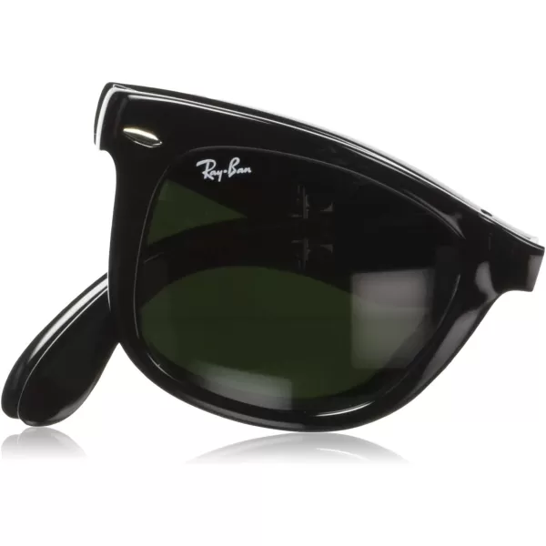 RayBan RB4105 Folding Wayfarer Square SunglassesBlack