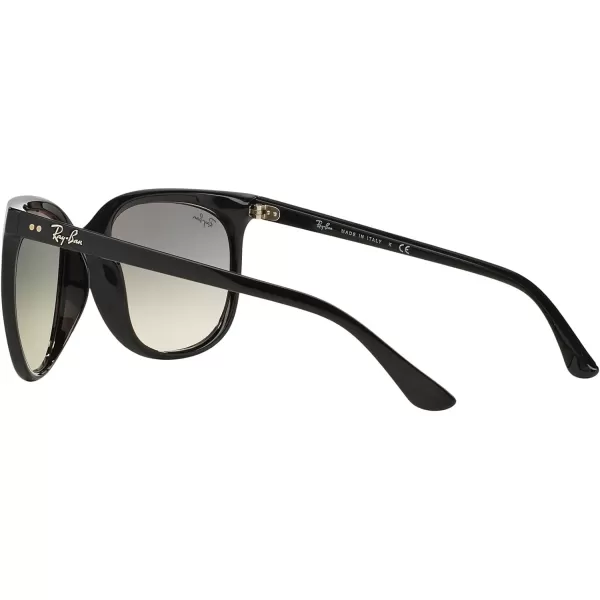 RayBan RB4126 Cats 1000 SunglassesBlackClear Gradient Grey