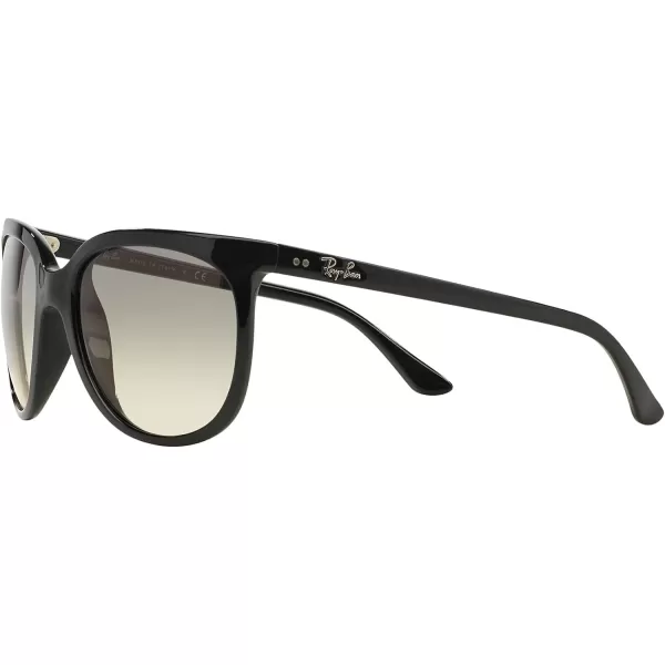 RayBan RB4126 Cats 1000 SunglassesBlackClear Gradient Grey