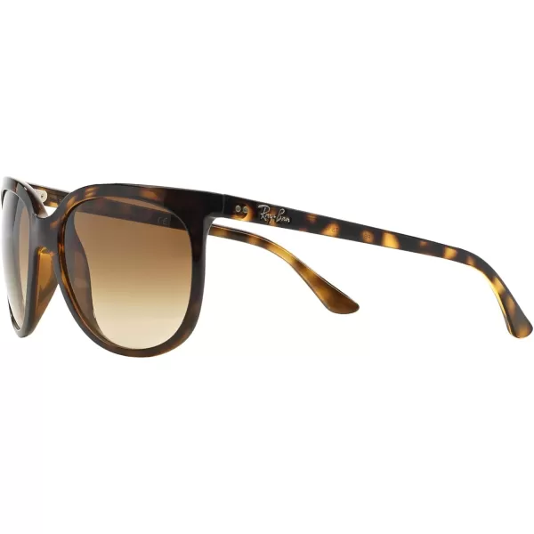 RayBan RB4126 Cats 1000 SunglassesLight HavanaClear Gradient Brown