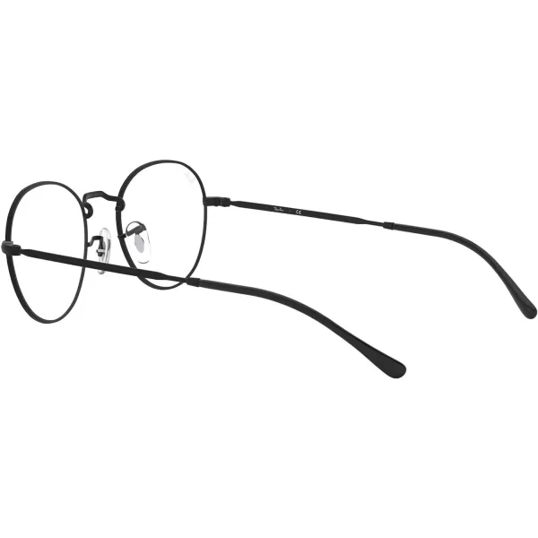 RayBan RX3582v Round Prescription Eyeglass FramesDemigloss BlackDemo Lens