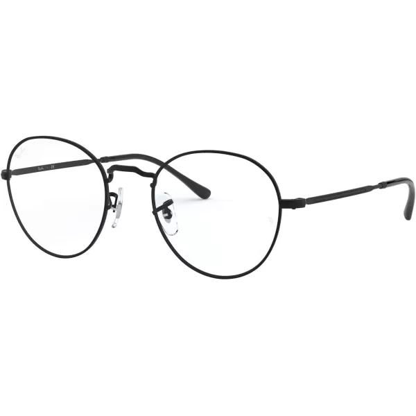 RayBan RX3582v Round Prescription Eyeglass FramesDemigloss BlackDemo Lens