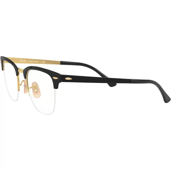 RayBan RX3716VM Clubmaster Metal Square Prescription Eyeglass Frames Black On AristaDemo Lens 50 mmRayBan RX3716VM Clubmaster Metal Square Prescription Eyeglass Frames Black On AristaDemo Lens 50 mm