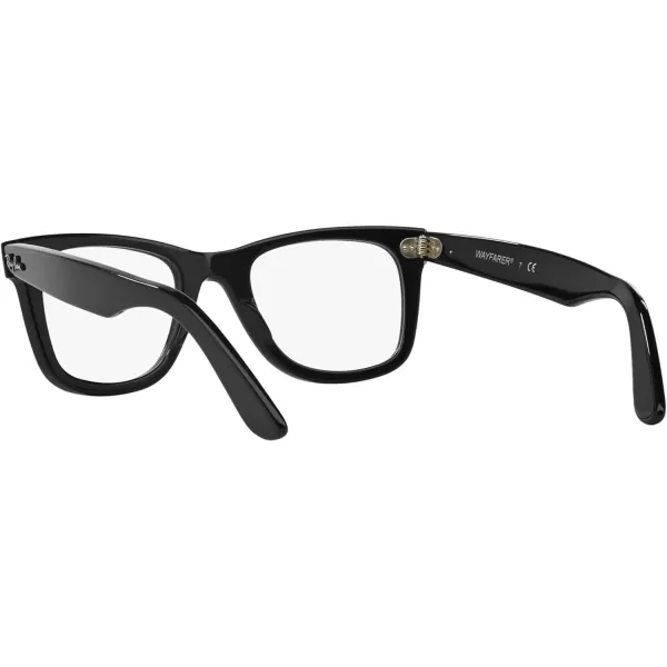 RayBan RX5121 Wayfarer Square Prescription Eyeglass Frames BlackDemo Lens 50 mmRayBan RX5121 Wayfarer Square Prescription Eyeglass Frames BlackDemo Lens 50 mm