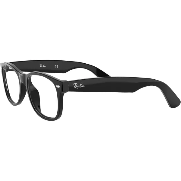 RayBan RX5184 NewWayfarer Square Prescription Eyeglass FramesBlackDemo Lens