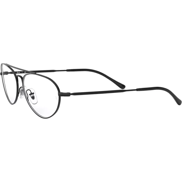 RayBan RX6454 Oval Prescription Eyeglass FramesBlackDemo Lens