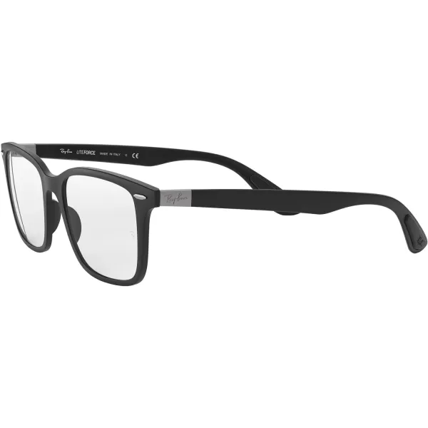 RayBan RX7144 Square Prescription Eyewear FramesSand BlackDemo Lens