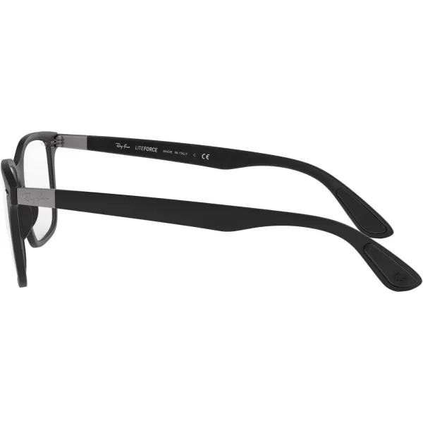 RayBan RX7144 Square Prescription Eyewear FramesSand BlackDemo Lens