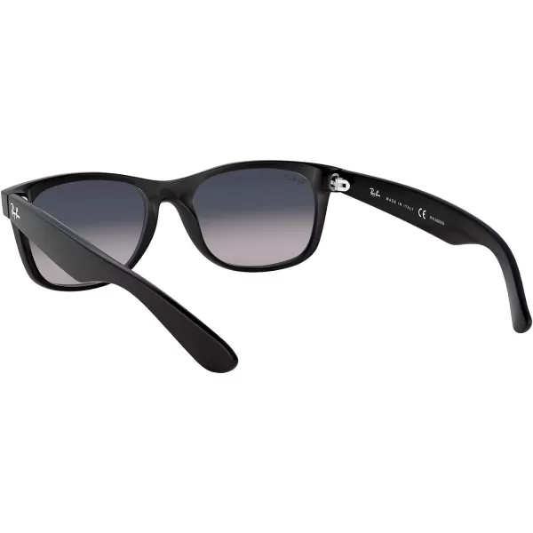 RayBan Rb2132 New Wayfarer Gradient Square SunglassesBlackTop Black AlcantaBlue Gradient