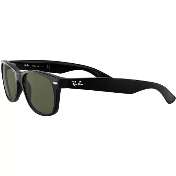 RayBan Rb2132 New Wayfarer Polarized Square SunglassesBlackPolarized Green