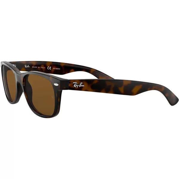 RayBan Rb2132 New Wayfarer Polarized Square SunglassesTortoisePolarized B15 Brown