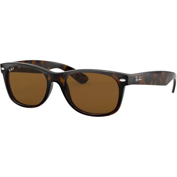 RayBan Rb2132 New Wayfarer Polarized Square SunglassesTortoisePolarized B15 Brown