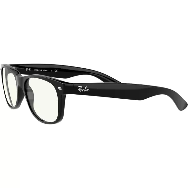 RayBan Rb2132 New Wayfarer Square SunglassesBlackClear Blue Light Filtering