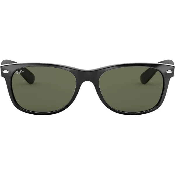 RayBan Rb2132 New Wayfarer Square SunglassesBlackG15 Green