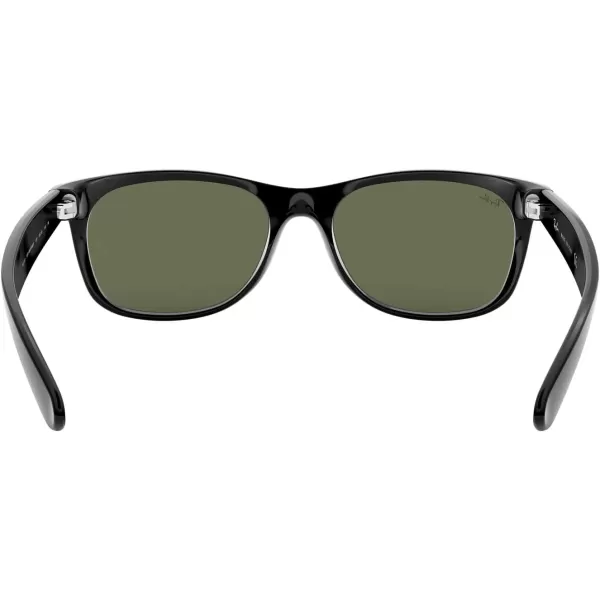 RayBan Rb2132 New Wayfarer Square SunglassesBlackG15 Green