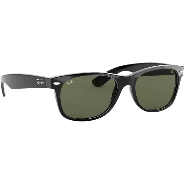 RayBan Rb2132 New Wayfarer Square SunglassesBlackG15 Green