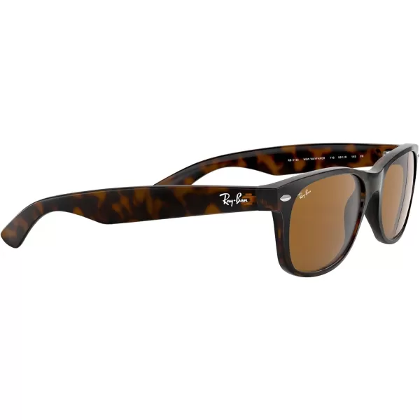 RayBan Rb2132 New Wayfarer Square SunglassesLight HavanaB15 Brown