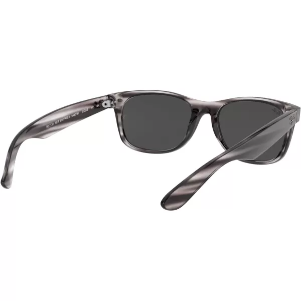 RayBan Rb2132 New Wayfarer Square SunglassesStriped Grey HavanaDark Grey