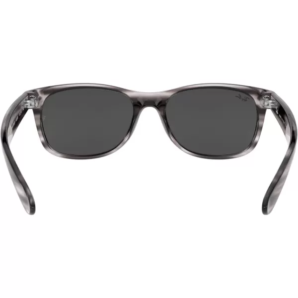 RayBan Rb2132 New Wayfarer Square SunglassesStriped Grey HavanaDark Grey