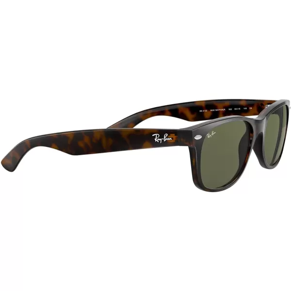 RayBan Rb2132 New Wayfarer Square SunglassesTortoiseG15 Green