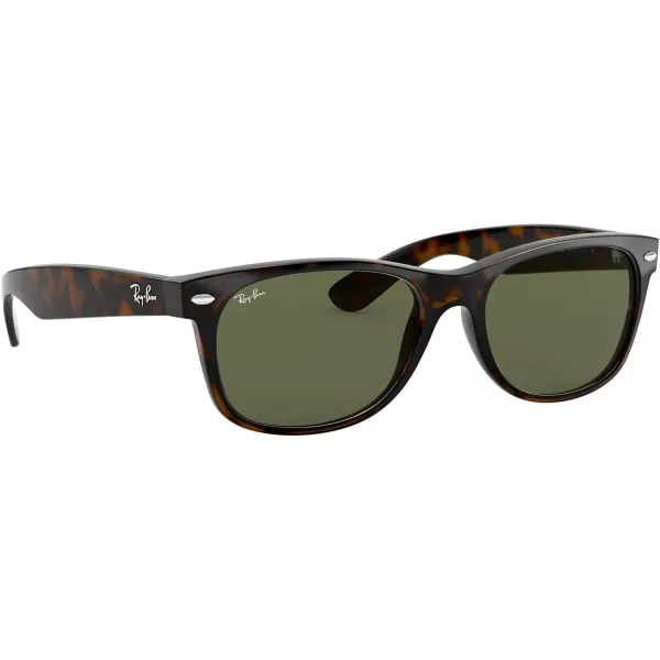 RayBan Rb2132 New Wayfarer Square SunglassesTortoiseG15 Green