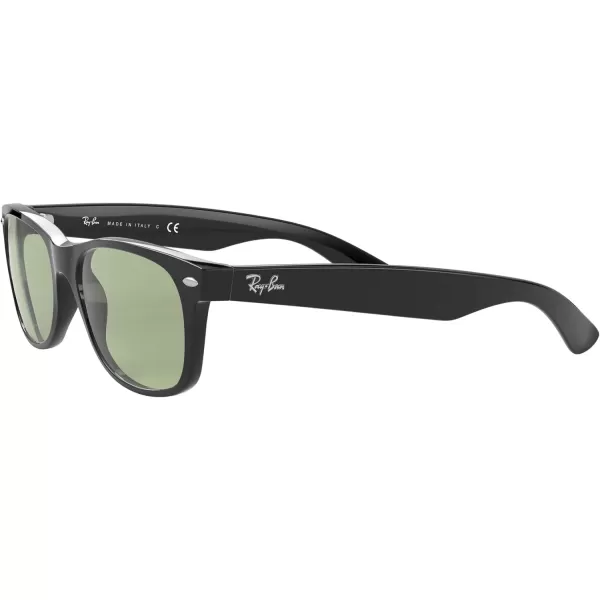 RayBan Rb2132f New Wayfarer Low Bridge Fit Square SunglassesBlackGreen