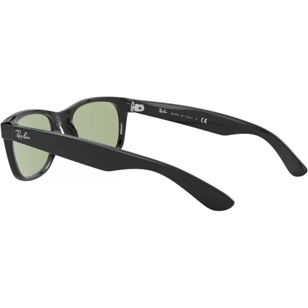 RayBan Rb2132f New Wayfarer Low Bridge Fit Square SunglassesBlackGreen