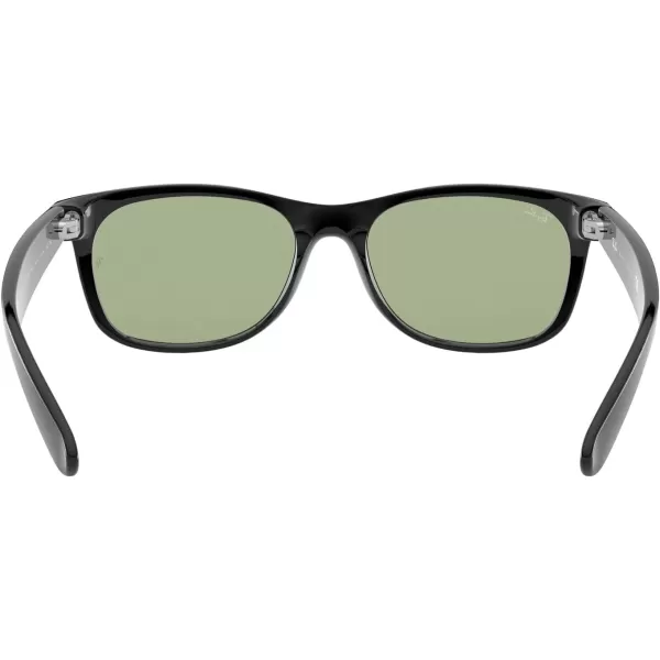 RayBan Rb2132f New Wayfarer Low Bridge Fit Square SunglassesBlackGreen