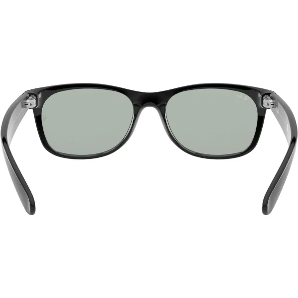 RayBan Rb2132f New Wayfarer Low Bridge Fit Square SunglassesBlackLight Grey