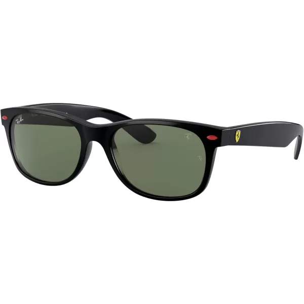 RayBan Rb2132m Scuderia Ferrari Collection Square SunglassesBlackG15 Green