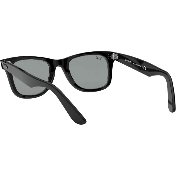 RayBan Rb2140f Original Wayfarer Low Bridge Fit Square SunglassesBlackGreen