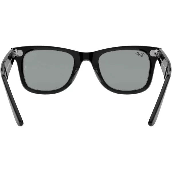 RayBan Rb2140f Original Wayfarer Low Bridge Fit Square SunglassesBlackGreen