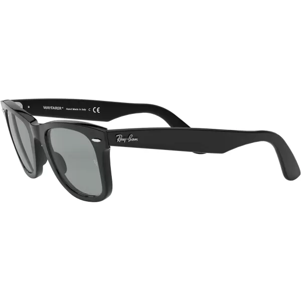 RayBan Rb2140f Original Wayfarer Low Bridge Fit Square SunglassesBlackGreen