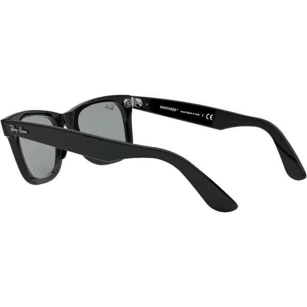 RayBan Rb2140f Original Wayfarer Low Bridge Fit Square SunglassesBlackGreen