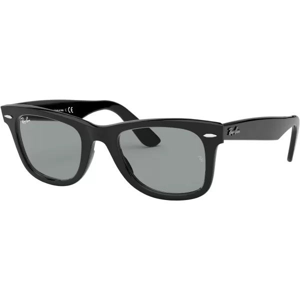 RayBan Rb2140f Original Wayfarer Low Bridge Fit Square SunglassesBlackGreen