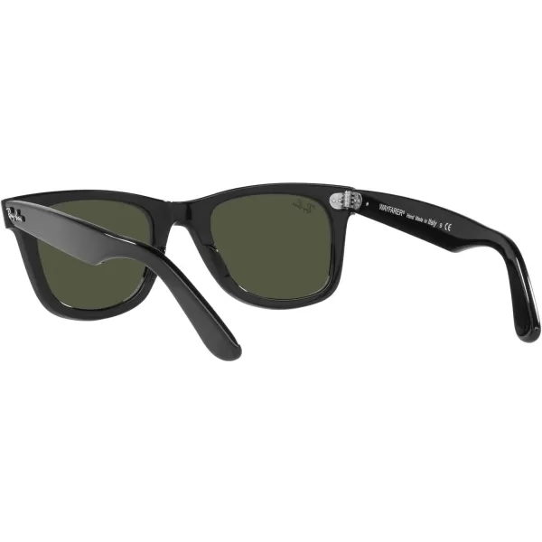 RayBan Rb2140f Original Wayfarer Low Bridge Fit Square SunglassesBlackGreen X