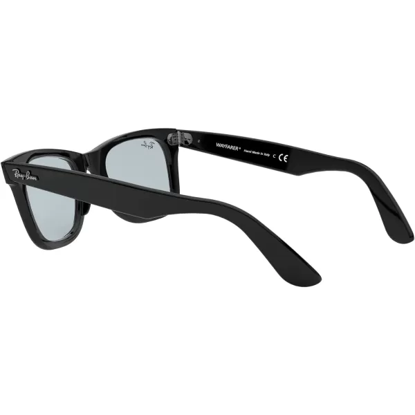 RayBan Rb2140f Original Wayfarer Low Bridge Fit Square SunglassesBlackLight Grey