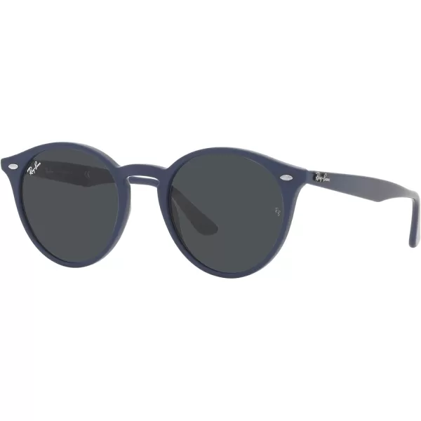 RayBan Rb2180 Round SunglassesBlueDark Grey