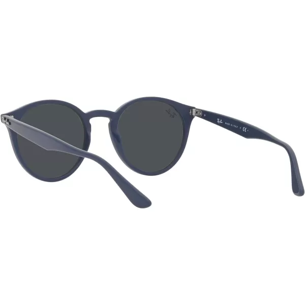 RayBan Rb2180 Round SunglassesBlueDark Grey