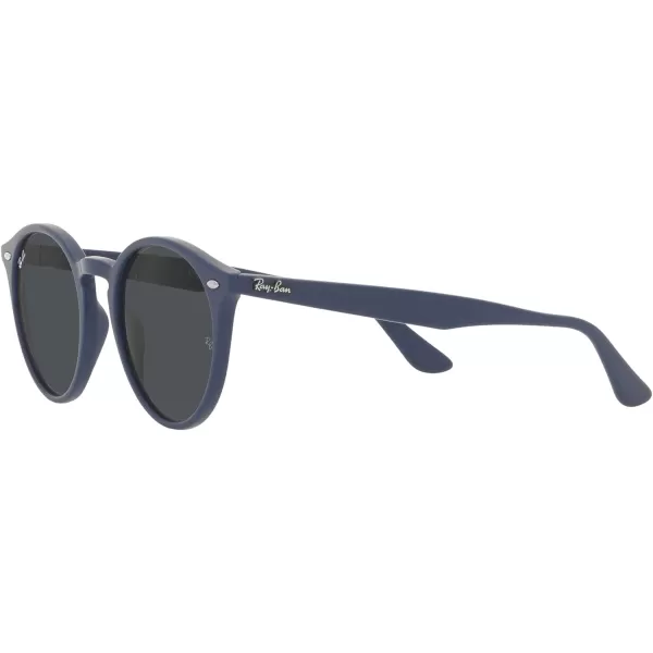 RayBan Rb2180 Round SunglassesBlueDark Grey