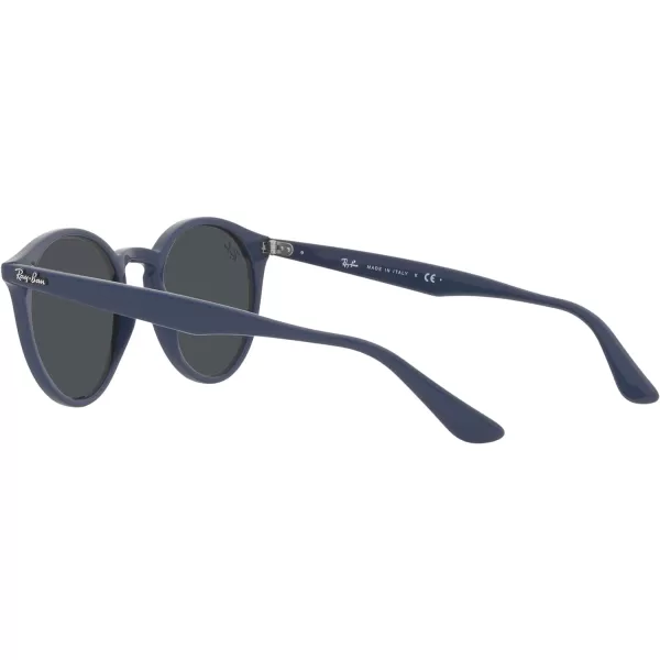 RayBan Rb2180 Round SunglassesBlueDark Grey