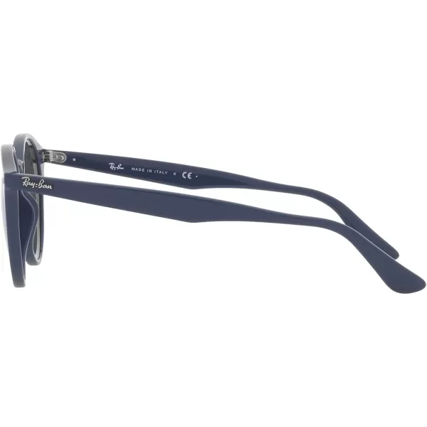 RayBan Rb2180 Round SunglassesBlueDark Grey