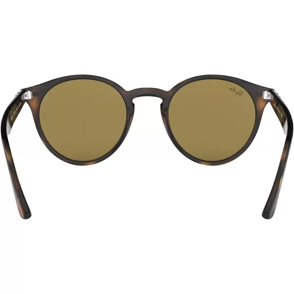 RayBan Rb2180 Round SunglassesLight HavanaDark Brown